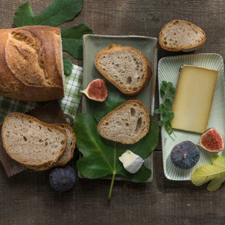 Hausbrot halbgebacken