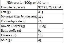 Cervelat Natur Konkret - Onlineshop Cervelat