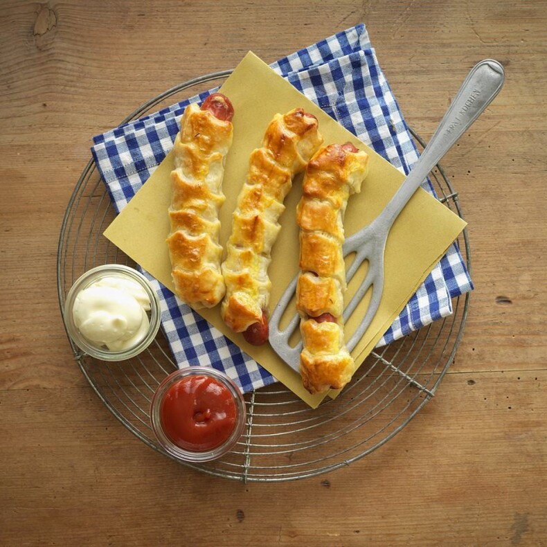 Wienerli im Blätterteig