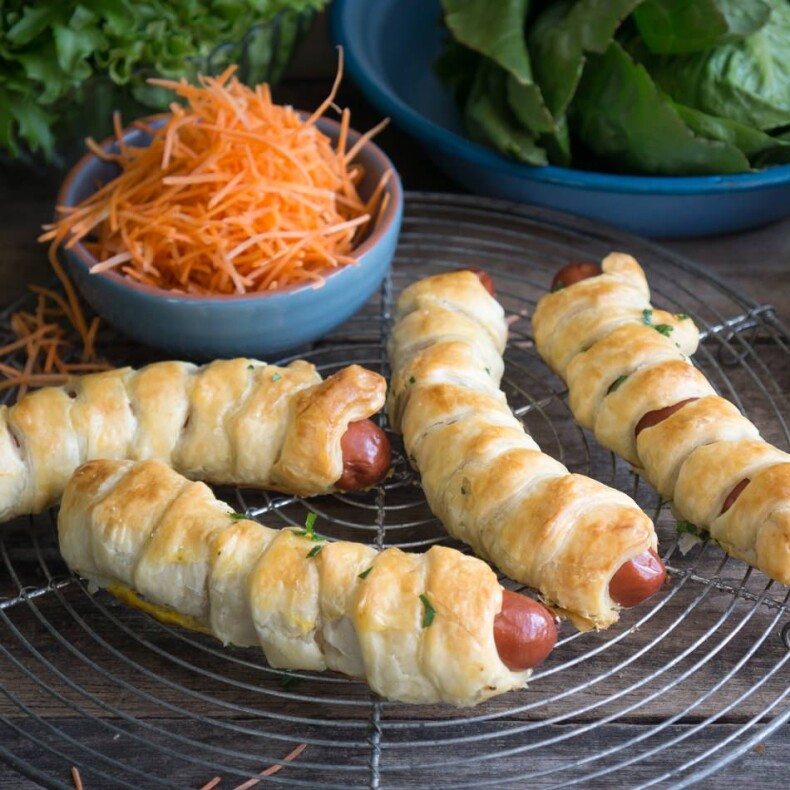 Wienerli im Blätterteig