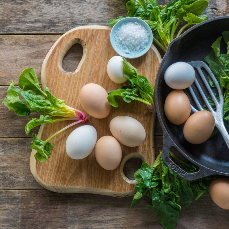 Eier vom Wiesenhuhn