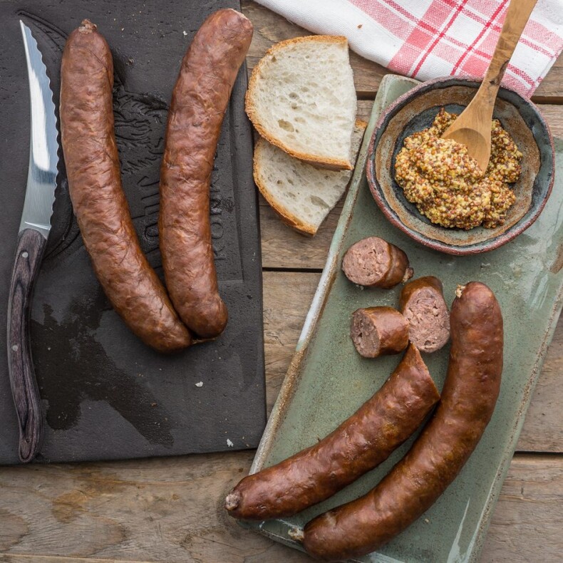 Geräucherte Siedwurst
