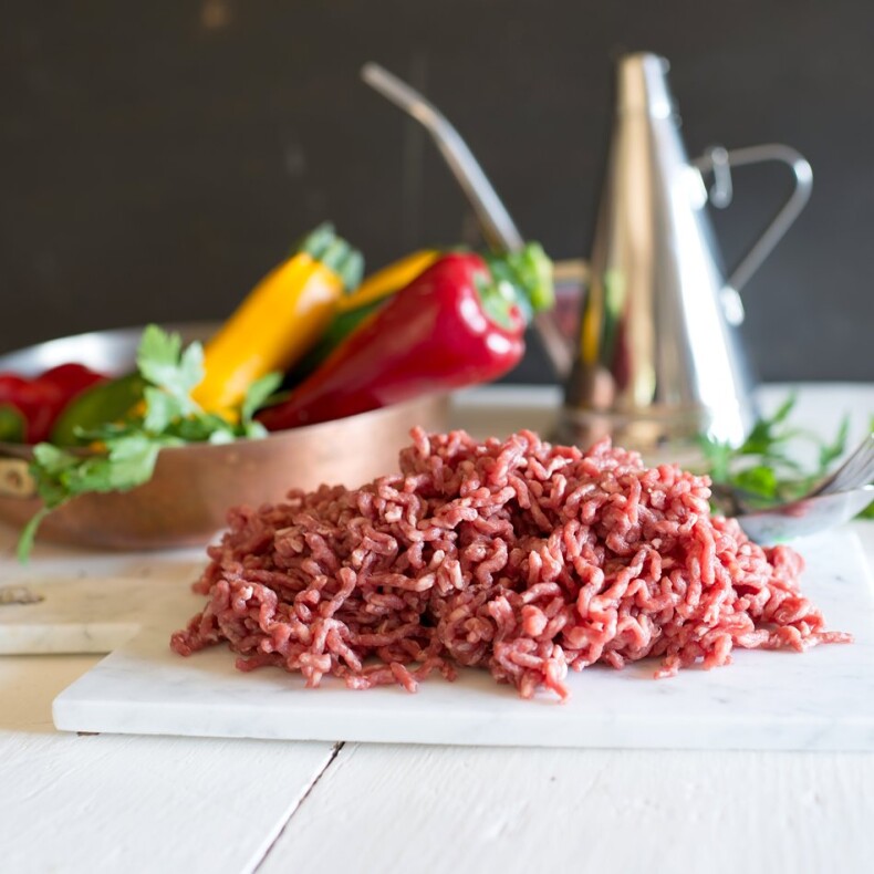 Wollschwein-Hackfleisch