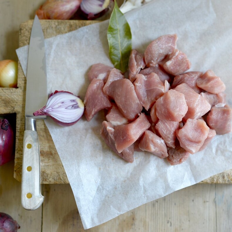 Wollschwein-Ragout