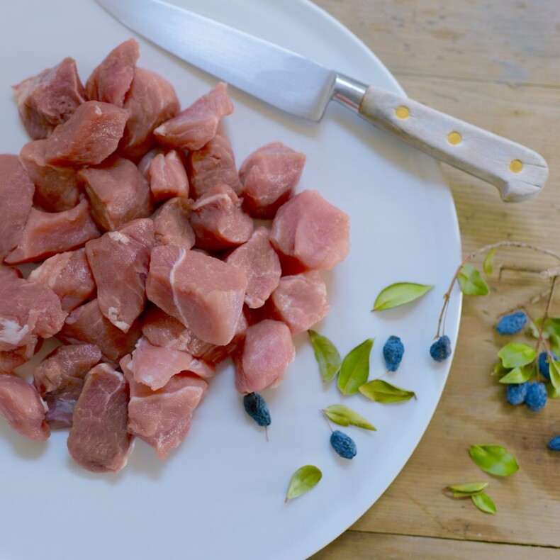 Wollschwein-Ragout