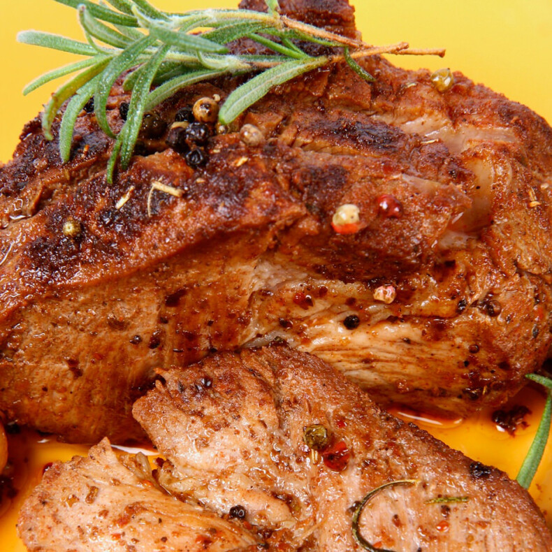 Wollschwein-Braten