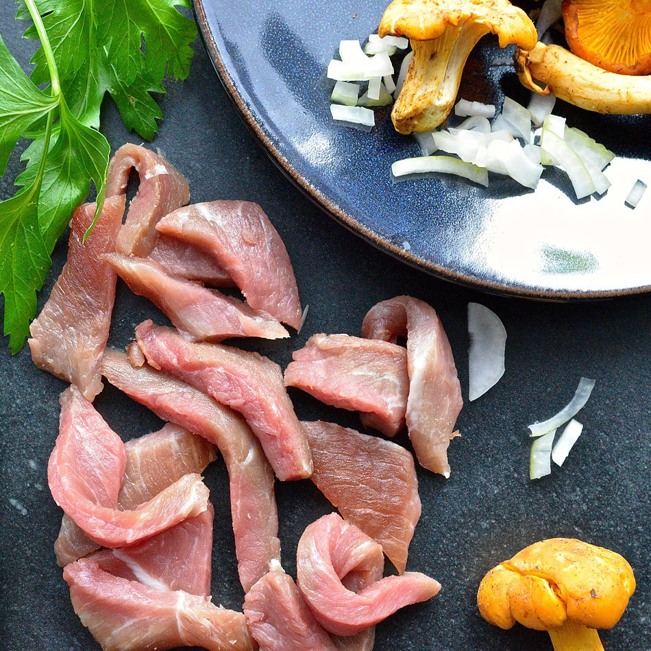 Sminuzzato di maiale di razza Mangalica