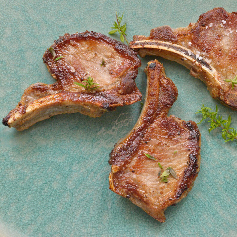 Wollschwein-Kotelett
