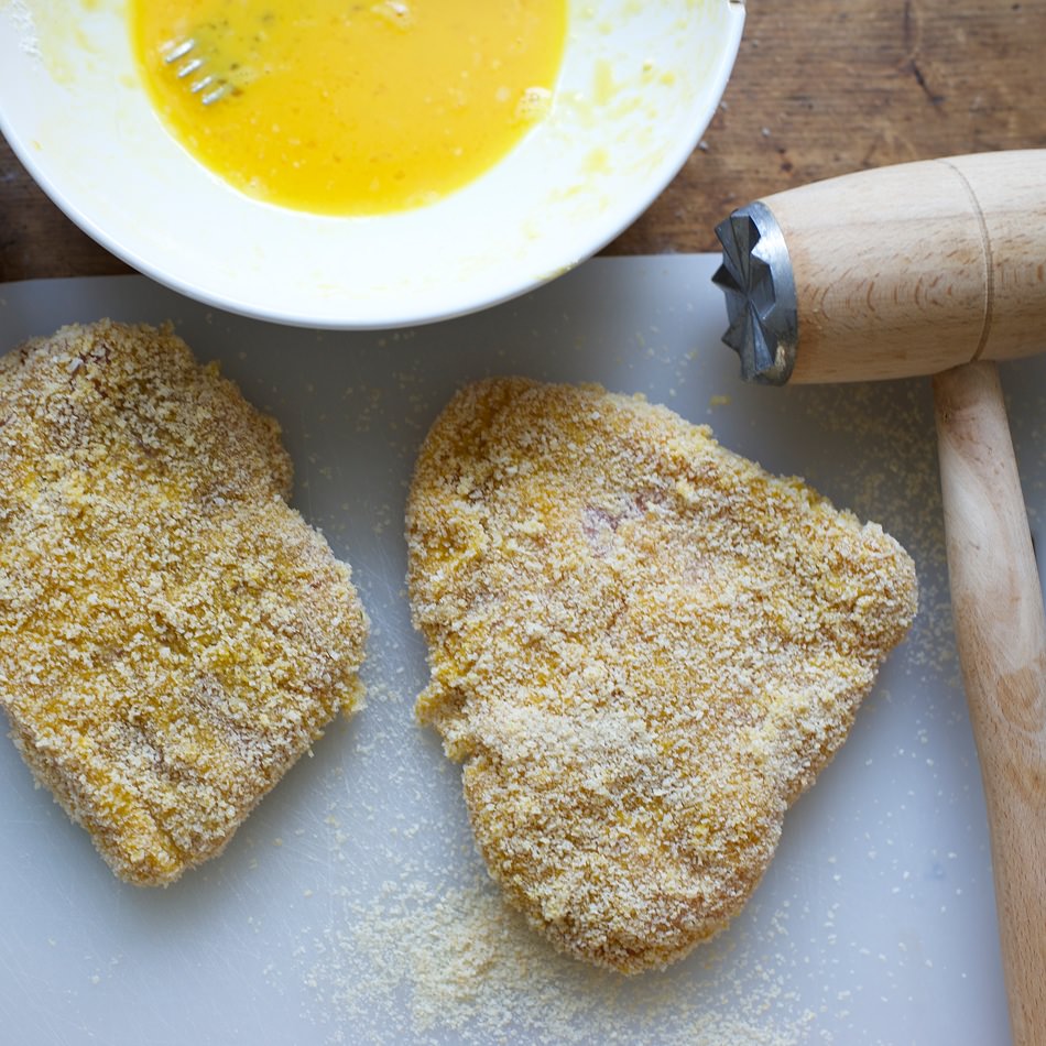 Cotoletta di maiale impanata