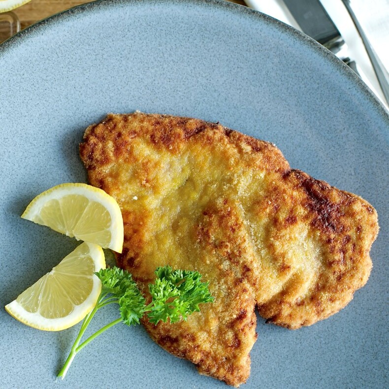 Schnitzel paniert