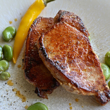 Wollschwein-Steak