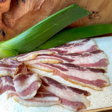 Natur Konkret - Onlineshop Wollschwein Bratspeck geschnitten