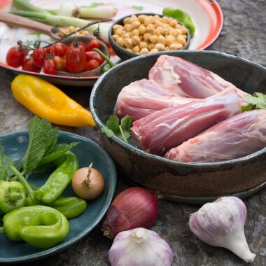 Lamm-Haxen Natur Konkret - Onlineshop Lamm-Haxen