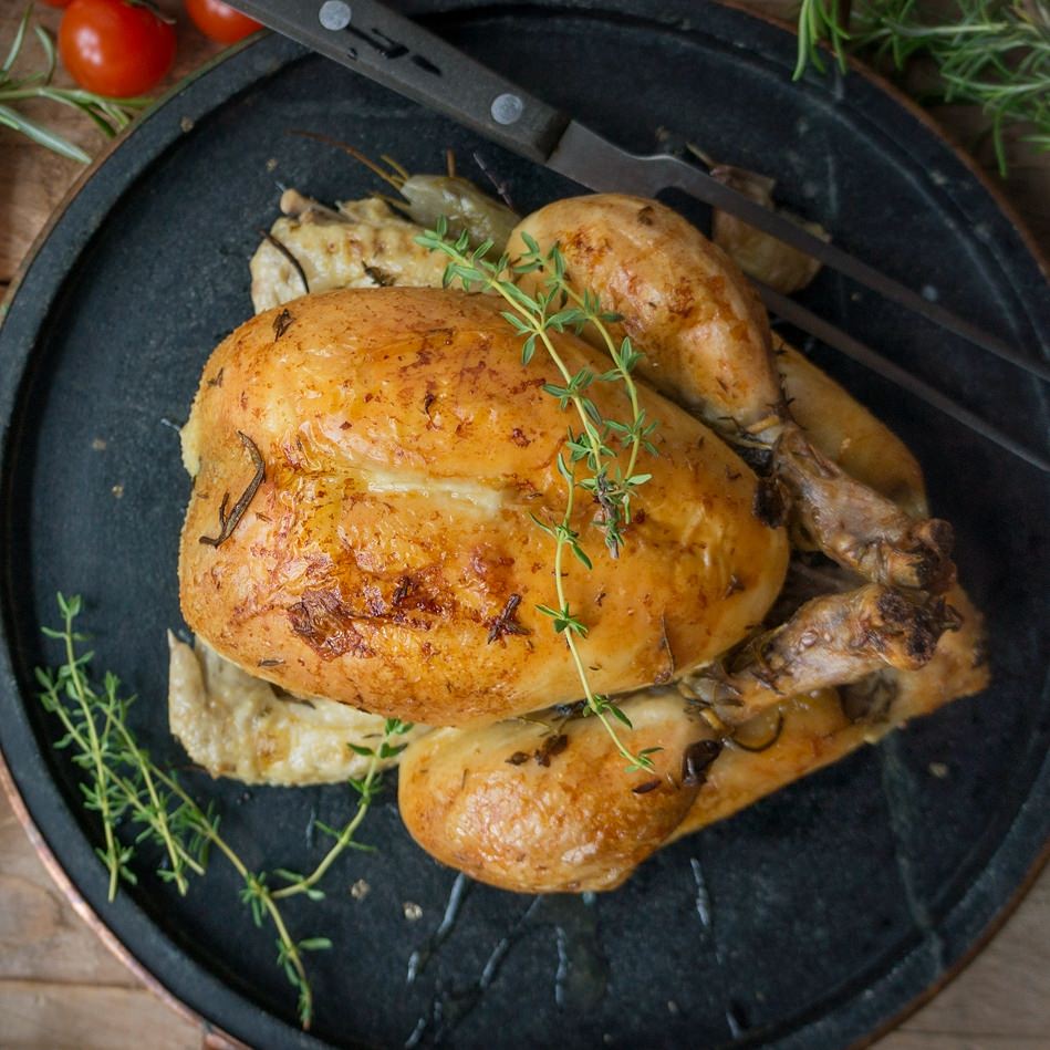 Gallo ruspante intero