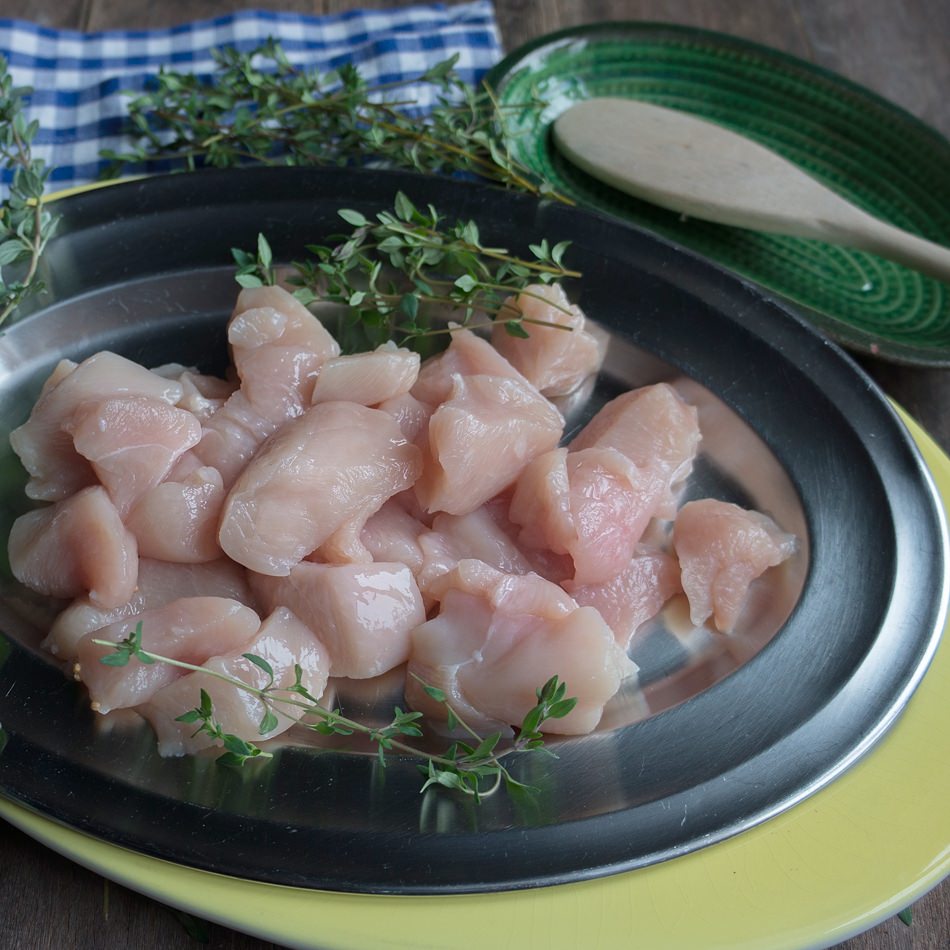 Sminuzzato di petto di gallo ruspante