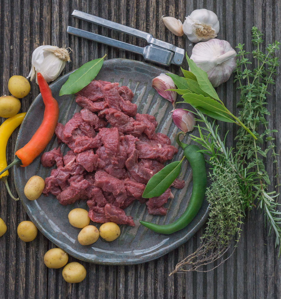 Wasserbüffel-Geschnetzeltes Wasserbüffel-Geschnetzeltes