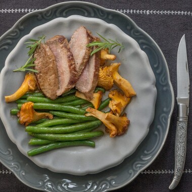 Wildschwein-Entrecôte